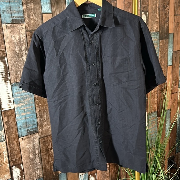 Cubavera small black button down shirt - Picture 7 of 16